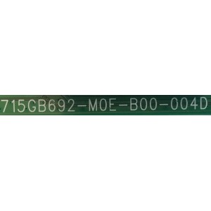MAIN PARA SMART TV VIZIO 4K RESOLUCION (3840 x 2160) CON HDR / NUMERO DE PARTE XLCB02K041 / 715GB692-M0E-B00-004D / KSA550042 / 5690770 / PANEL TPT550WR-GS013.H REV:S1P / DISPLAY PT550GS01-3 / MODELO / V555-J09 LTC5E7